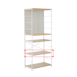 Bandeja Madera Roble Estantería Modular 99×40 cm – Por Unidad